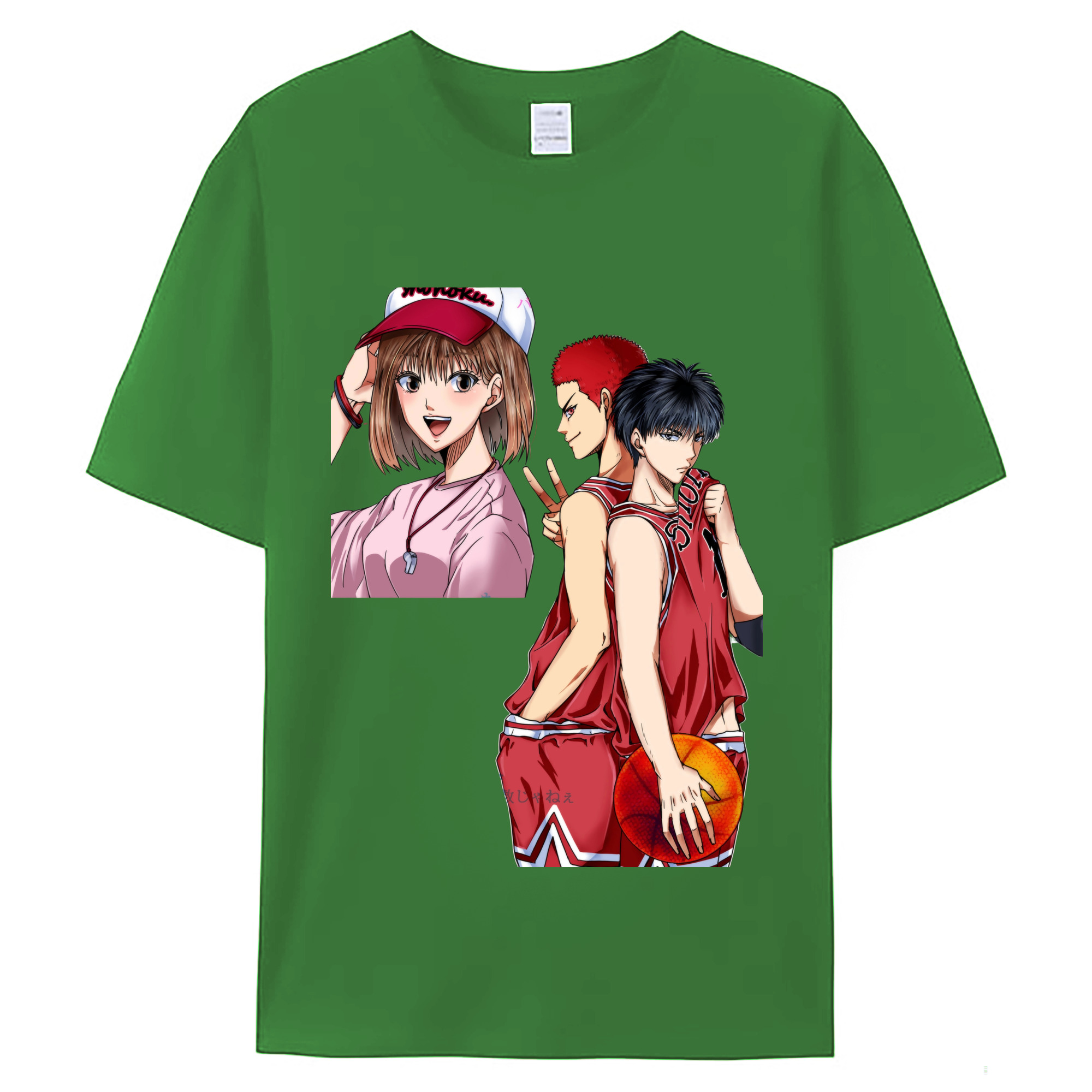 （画像用） SLAM DUNK／スラムダンク レディースカジュアルプリントTシャツ（綿100％）